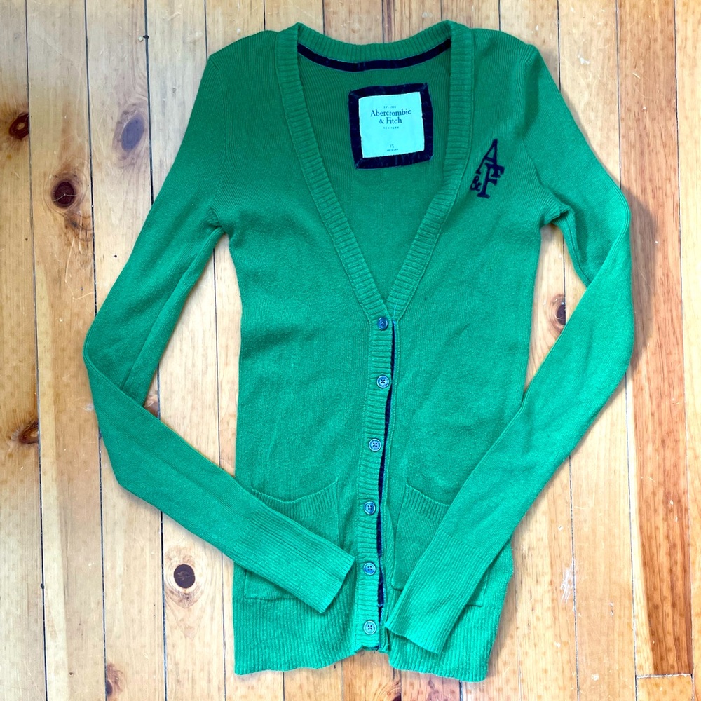 Abercrombie & Fitch Kelly Green Sweater size XSmall